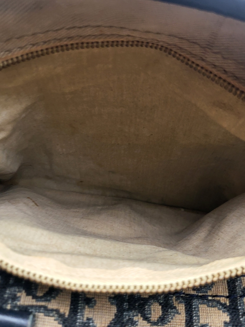 CHRISTIAN DIOR Blue Diorissimo Trotter Canvas Boston 30 Bag..Authentic w/COA. - Picture 11 of 16